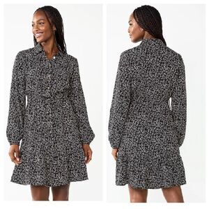 Draper James RSVP Button Front Knot Waist Dress